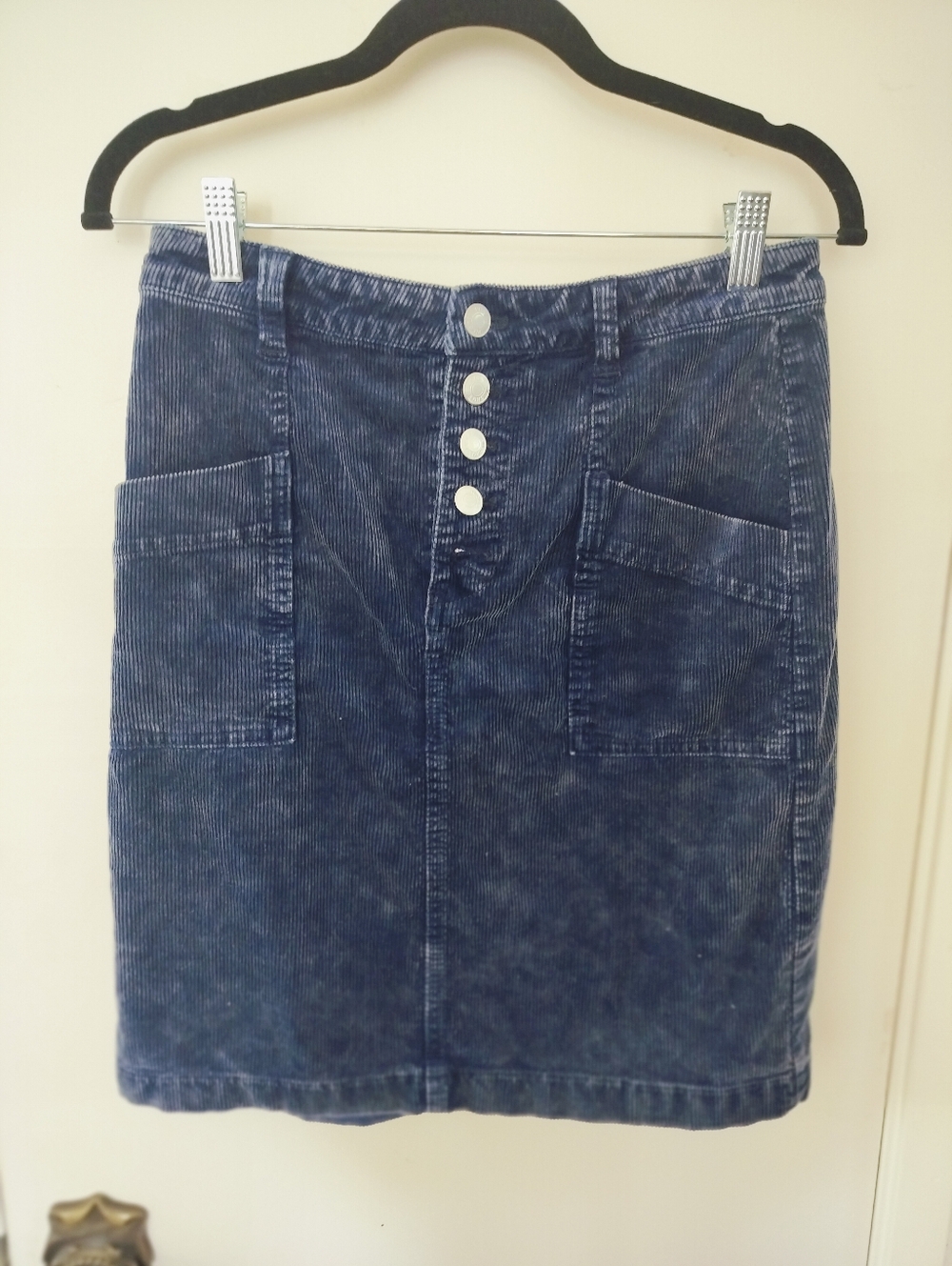 Anthropologie Pilcro & The Letterpress High-Waisted Corduroy Mini Skirt Size 0